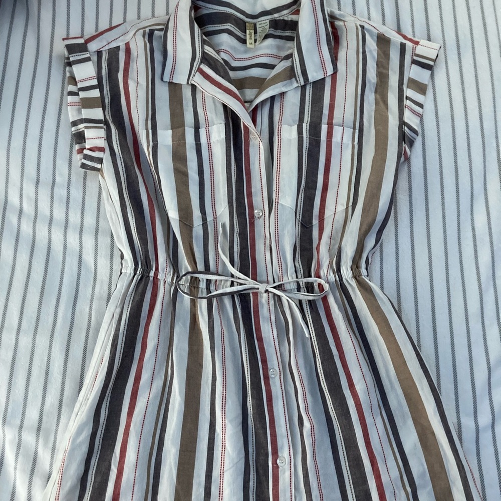 Collared Japna Dress, Size Medium